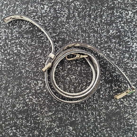 Kate Spade Savannah Parliament Medium Snakeskin Detachable Crosbody - Picture 9 of 13